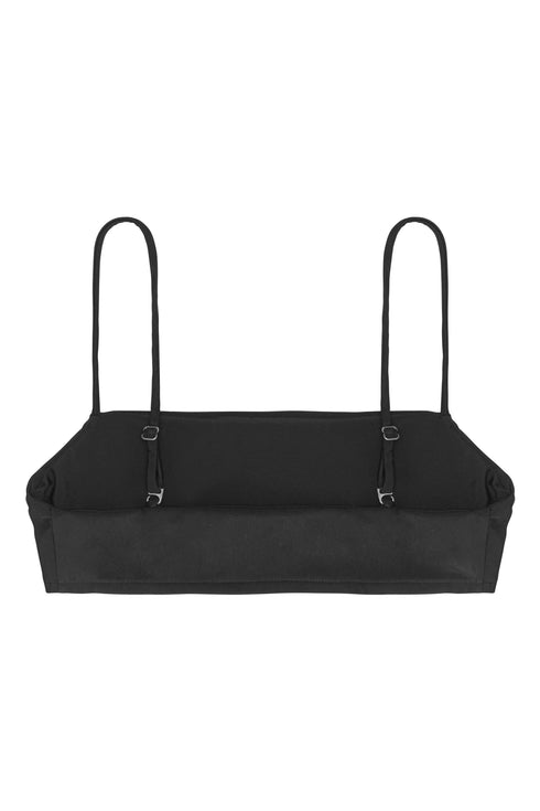 Copenhagen Cartel - Sanur justerbare stropper bikini top bandeau - Nero